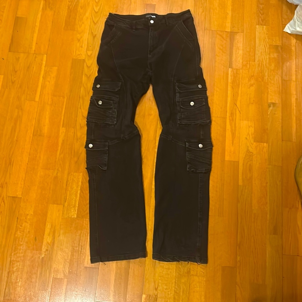 straight fit cargo pants